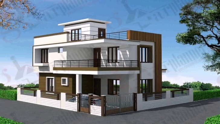 Interesting House Plans Indian Style 30 40 - Youtube Front Elevation Duplex Banglo Com Pic