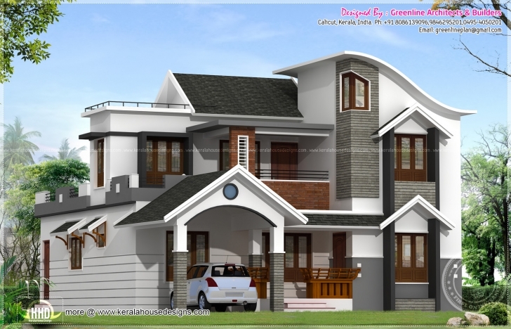 Interesting Modern House Architecture Kerala Home Design Floor - Dma Homes | #371 Modern House In Kerala Image