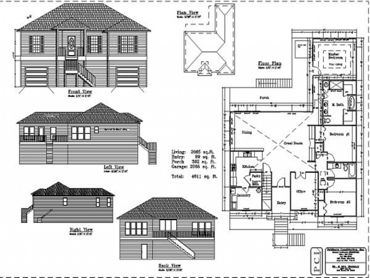 Interesting Residential House Plans And Elevations Unusual Ideas House Plans House Floor Plans Elevations Pic