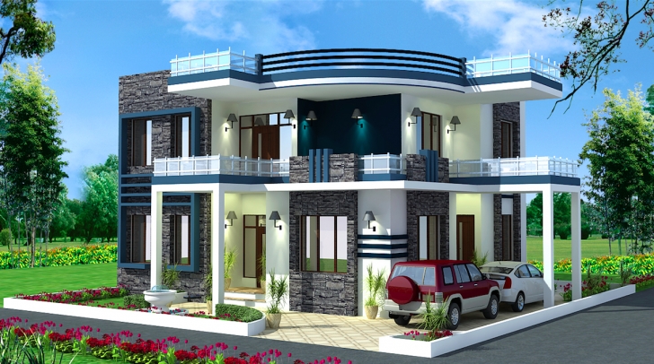 Interesting Spectacular Modern Residential Villas Plan Everyone Will Like New House Plans 2017 India Image