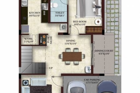 1000 Sq Ft House Plans With Car Parking