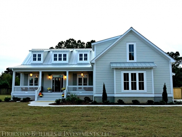 Interesting Thornton-Builders | The Modern Farmhouse | For The Land Thornton Builders Modern Farmhouse Plan Photo