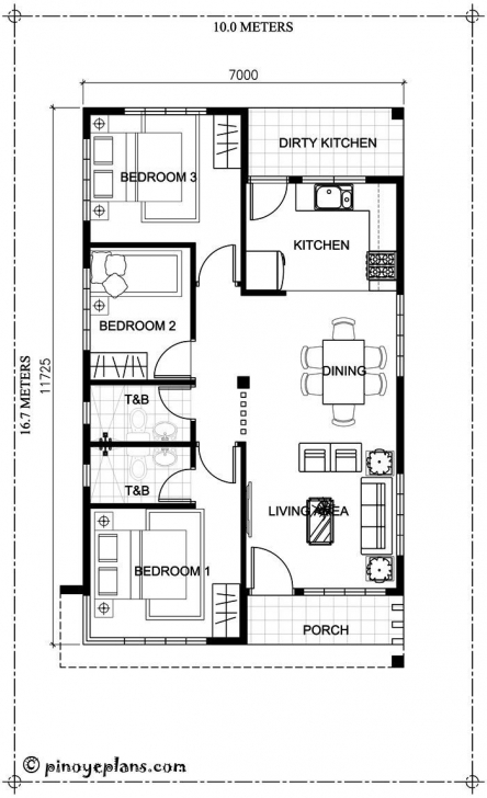 Interesting Uncategorized : Floor Plan For Home Two Story Superb For Elegant 3 3 Bedroom Plan On A Half Plot Picture