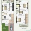 15 X 50 Duplex House Plan