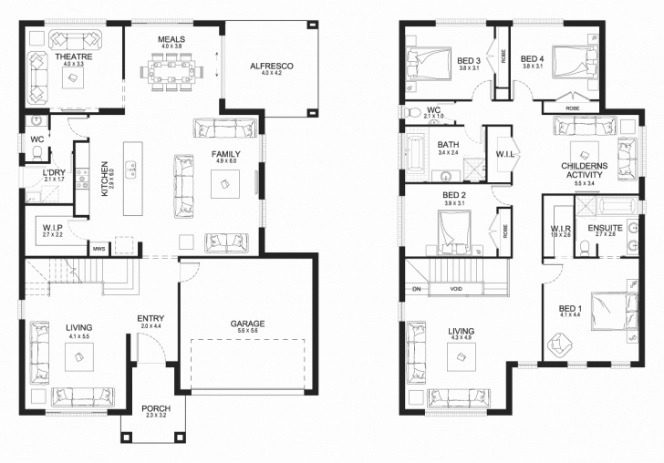 Latest 2 Storey House Plans In Australia New Home Architecture House Plan Double Storey House Plans Australia Image