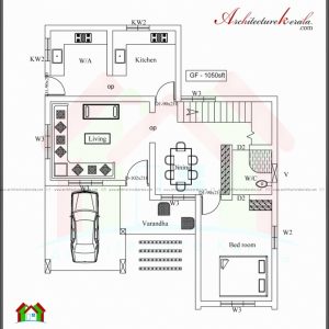 4 Bedroom 2 Story House Plans Kerala Style