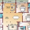 Four Bedroom Flat Plan