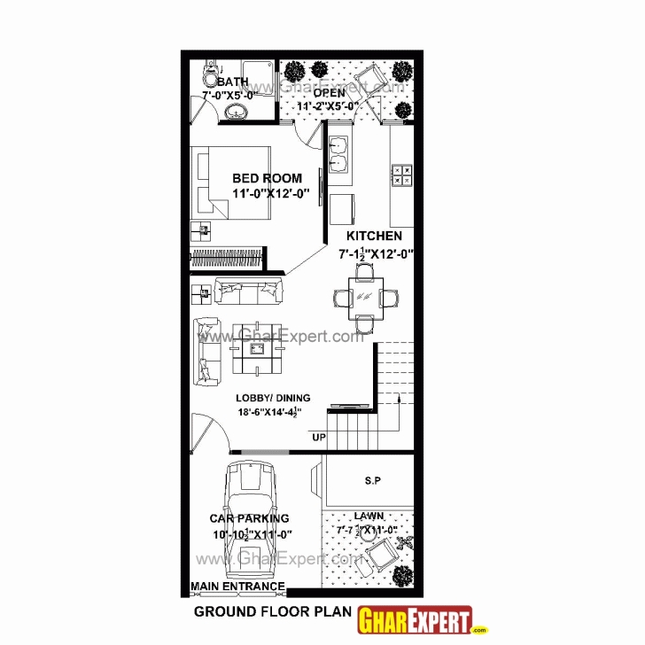 Latest House Plan For 20 Feet By 45 Feet Plot Elegant 20 X 40 House Plans 16 X 45 House Plan Image