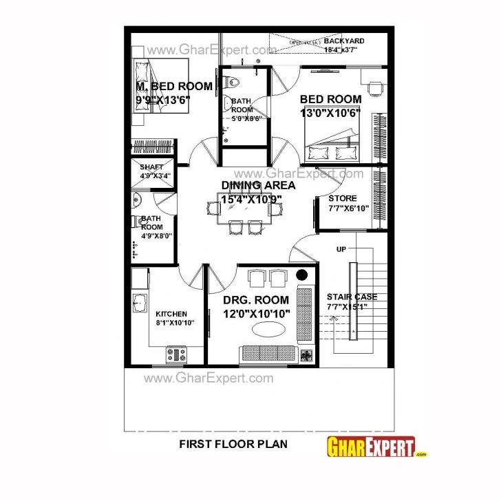 Latest House Plan For 30 Feet By 45 Feet Plot (Plot Size 150 Square Yards 45 Yards 3D Houses Photo