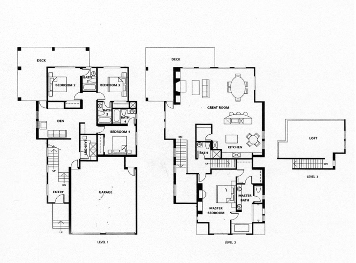Latest Luxury 4 Bedroom House Plans - Homes Floor Plans 4 Bedroom House Floor Plans In Nigeria Picture