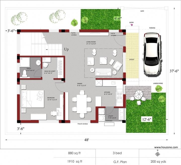 Marvelous 1200 To 1500 Sq Ft House Plans Homes Zone Cool Indian Style - Home 1500 Sq Ft House Plans India Pic