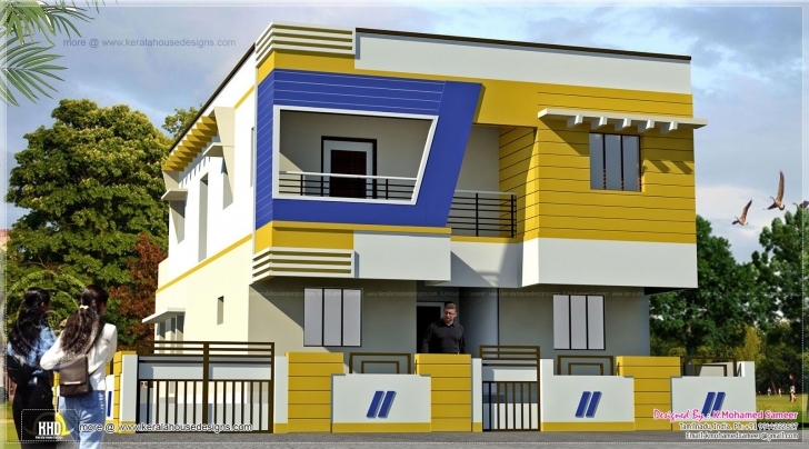 Marvelous Cool House Front Design Indian Style Brick Wall Designs Entrance Front Balcony Wall Design Pic