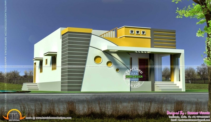 Marvelous Designs For Single Floor Front On Slab House Front Slab Design Photo