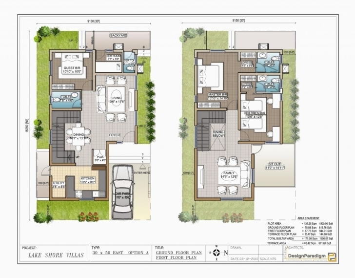 Marvelous Download Duplex House Plans For 30×50 Site East Facing | Adhome 30 50 House Plans North Facing Photo