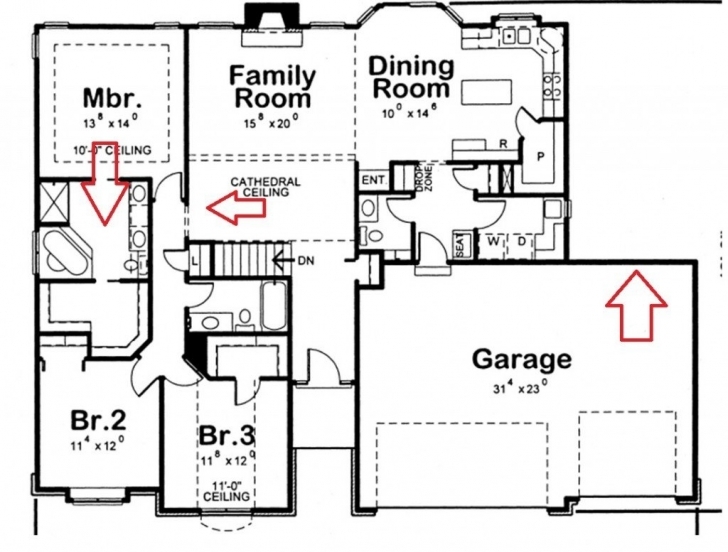 Marvelous Home Architecture: Bedroom House Drawing Plans Home Deco Plans 3 How To Draw A 3 Bedroom House Picture