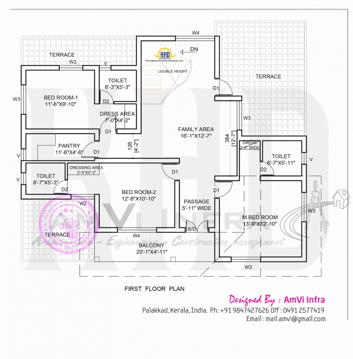 Marvelous Home Architecture: Bedroom House Plans India Design Ideas 5 Bedroom 5Bedroom Bungalow Plan Pic