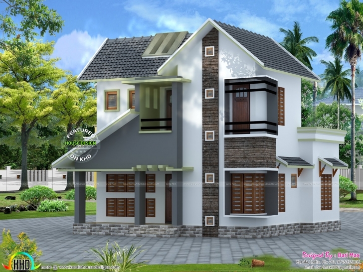 Marvelous Home Architecture: Slope Roof Low Cost Home Design Kerala And Floor Kerala House Plans Low Cost Plan Photos Picture