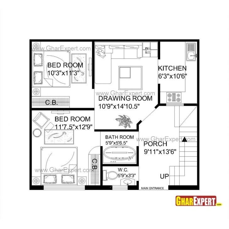 Marvelous House Plan For 29 Feet By 26 Feet Plot (Plot Size 84 Square Yards Cute Four Bedroom 20Feet By 40Feet Plan Photos Pic