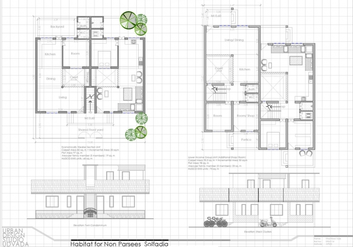 Marvelous Low Cost Housing - Fishermen Colony By Khushboo Vyas At Coroflot Economically Weaker Section Housing Plans Pic