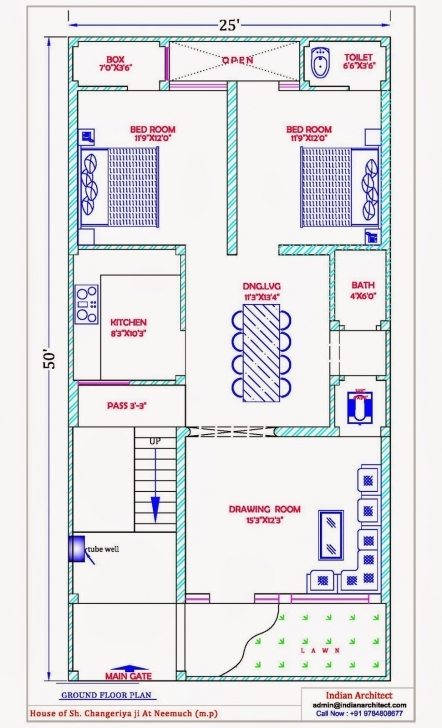 Marvelous Marvellous 25×50 House Plan Photos Best Inspiration Home Design Maps Of House 25*50 Picture