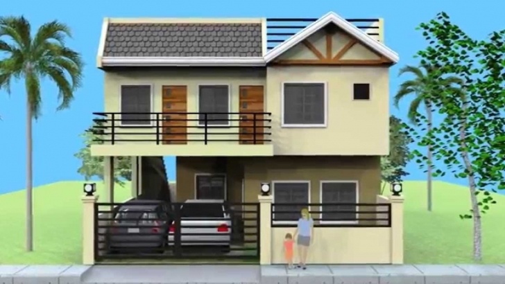 Marvelous Small 2 Storey House With Roofdeck - Youtube Simple Filipino 2 Storey House Design With Floor Plan Photo