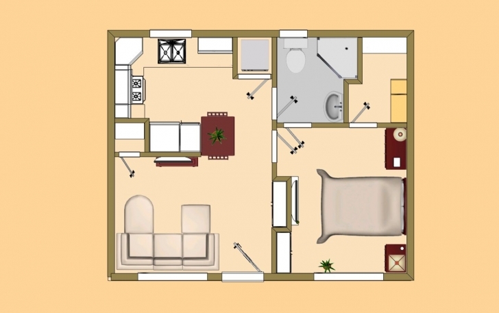 Marvelous Small House Plan Under 500 Sq Ftgood For The "guest House" To Small House Plans Under 500 Sq Ft Indian Style Photo