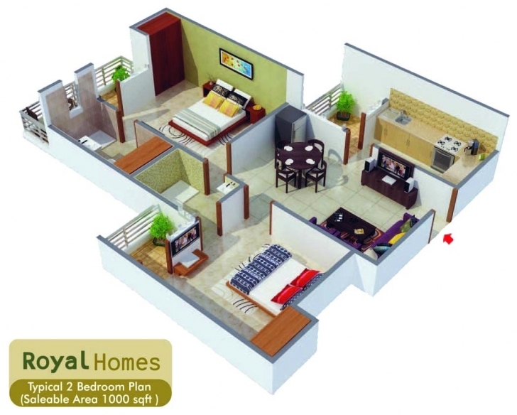 Most Inspiring 800 Sq Ft House Plan Indian Style Luxury 800 Sq Ft Duplex House 3D Luxery House Plan1200 Sq Ft Picture