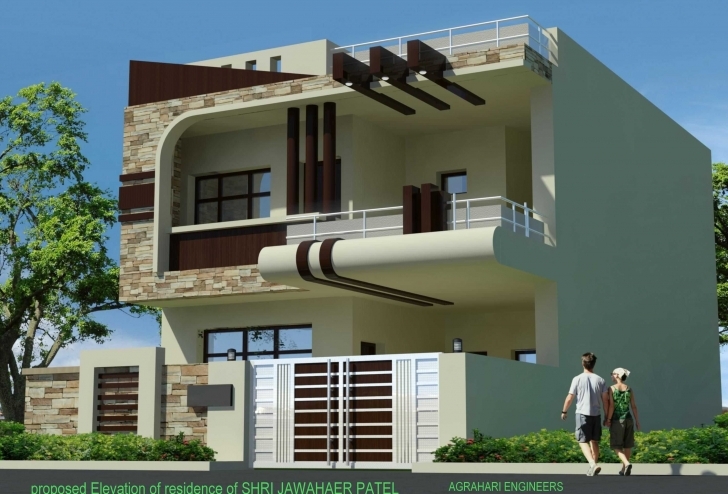 Most Inspiring Awesome Duplex House Front Elevation Designs Including Of Yunus House Front Elevation Designs For Single Floor Pic