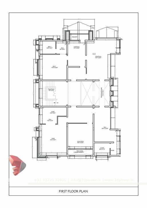 Most Inspiring Bunglow Design- 3D Architectural Rendering Services - 3D Bungalow Plans Image Pic