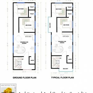 15 X 45 House Plan