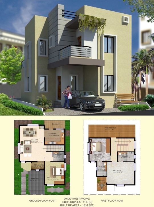 Most Inspiring Floor Plan - Balaboomi City 30 40 3 Bhk House Plans East Facing Image