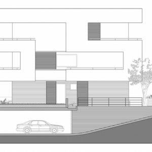 Modern Plan And Elevation
