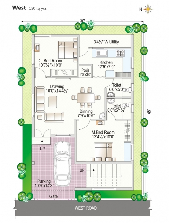 Most Inspiring House Plan Vastu House Plan West Facing Impressive Navya Homes 30*45 North Face House Plan Image