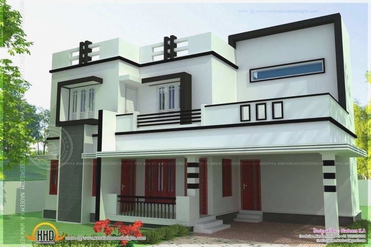 Most Inspiring Modern 4 Bedroom House Designs Inspirational Flat Roof 4 Bedroom 4 Bedroom Modern House Plans In Kerala Pic