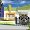 Single Slab House Front Elivation