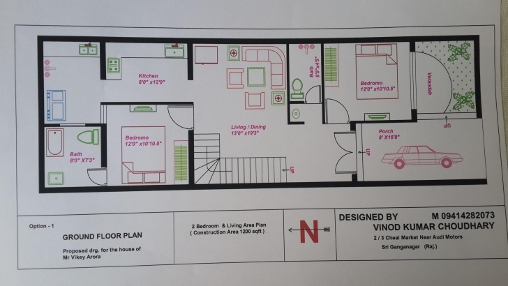 Must See 20 X 60 House Plans | In-Law Suite | Pinterest | House, Town House 15*60 Duplex House Plan 3D Image