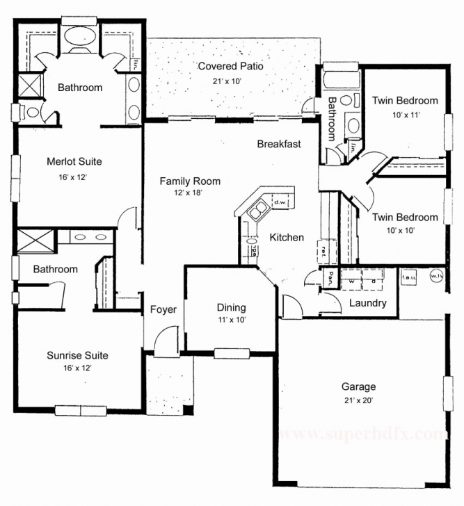 Must See 3 Bedroom House Plans In Limpopo Luxury Simple Prepossessing - Home Simple 3 Bedroom House Plans With Garage Photo