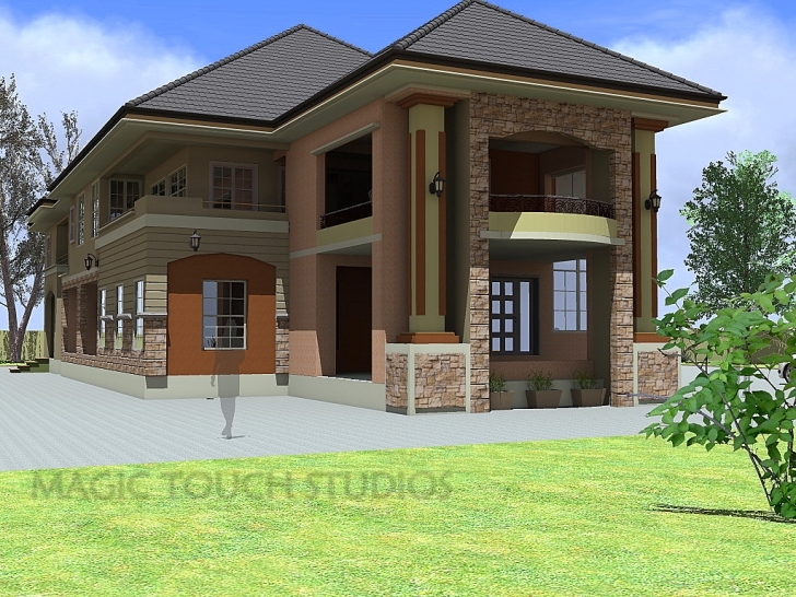 Must See 4 Bedroom Duplex With Attached Two Bedroom Flat. 4 Bed Room Flat Picture