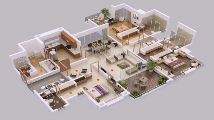 Must See 5 Bedroom House Plans 3D - Youtube 5 Bedroom House Plans 3D Photo
