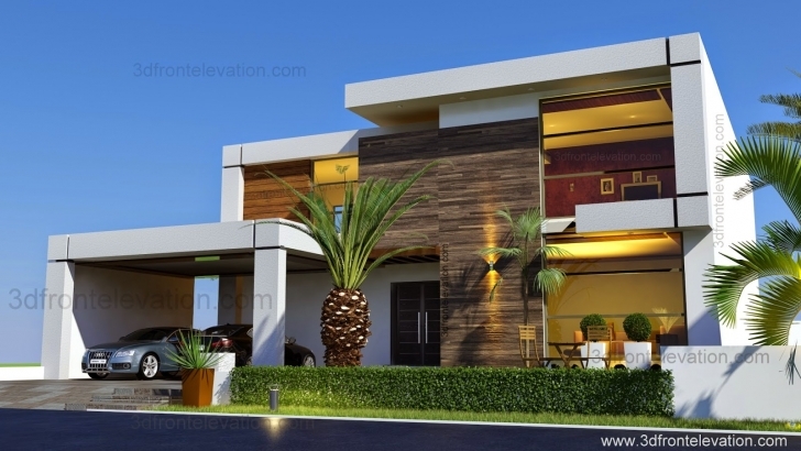 Must See Contemporary House Elevations - Homes Floor Plans Modern Home Plan And Elevation Photo