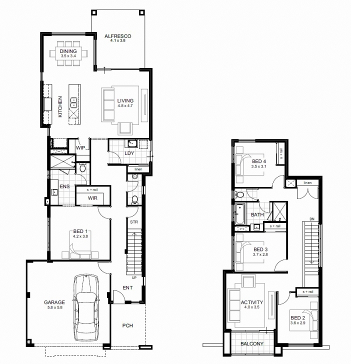 Must See Double Storey House Plan In Sa Best Of Double Storey 4 Bedroom House 4 Bedroom Sa Photo