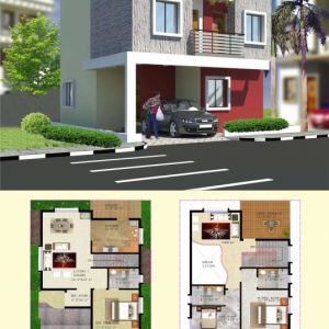 30 40 3 Bhk House Plans East Facing