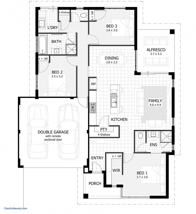 Must See Simple 3 Bedroom Houses And Their Designs Images House Plans Elegant Simple 3 Bedroom House Plans And Designs Photo