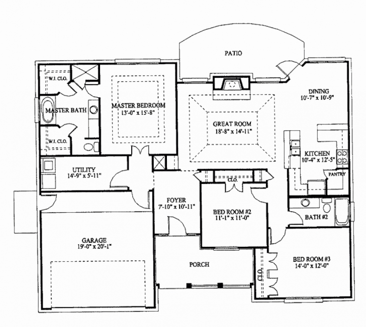 Must See Three Bedroom House Plans Philippines Awesome 3 Bedroom Bungalow Three Bed Room Floor Plan In Nigeria Pic