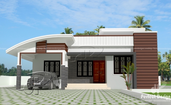 Outstanding 1000 Sq.ft Modern Single Floor Home – Kerala Home Design 1000 Sq Ft House Image