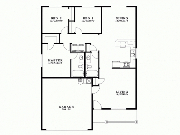 Outstanding 3 Bedroom Bungalow House Designs 3 Bedroom Bungalow Floor Plans 3 Bedroom Floor Plan Bungalow Image