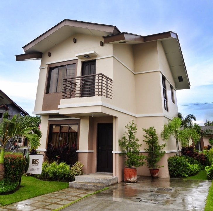 Outstanding 33+ Beautiful 2-Storey House Photos Simple Filipino 2 Storey House Design Photo