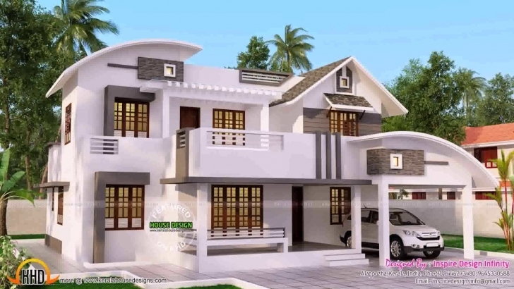 Outstanding 4 Bedroom Double Storey House Plans Kerala - Youtube Double Storey House Plans In Kerala Photo