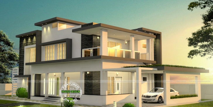Outstanding 46 Fresh Pics Of Modern House Floor Plans And Elevations | Entropic Modern House Floor Plan And Elevation Photo