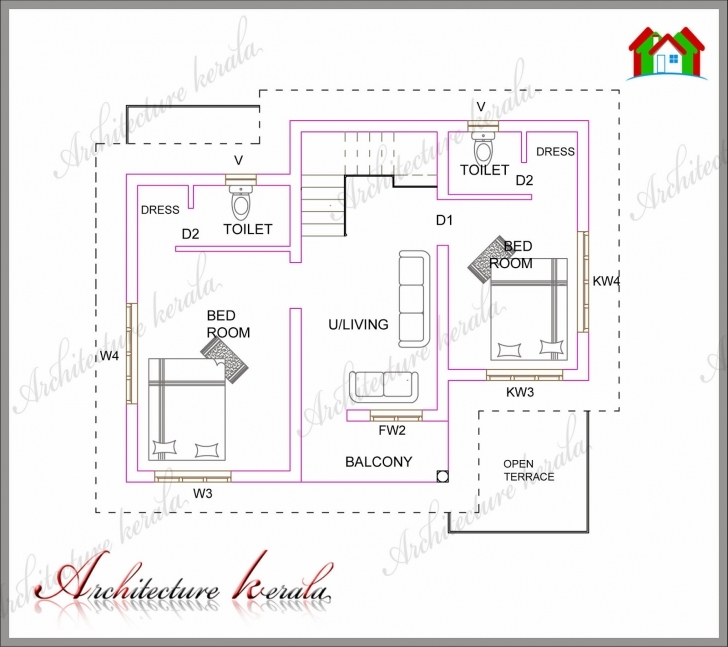 Outstanding A Small Kerala House Plan - Architecture Kerala Kerala House Plans Pic